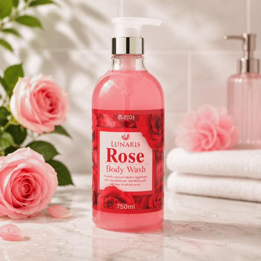 Lunaris Rose Body Wash - 750ml